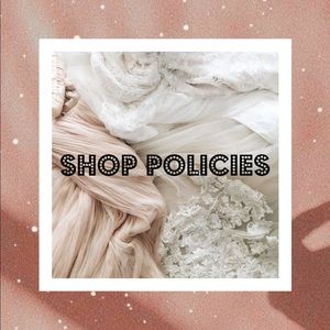 Shop Policies